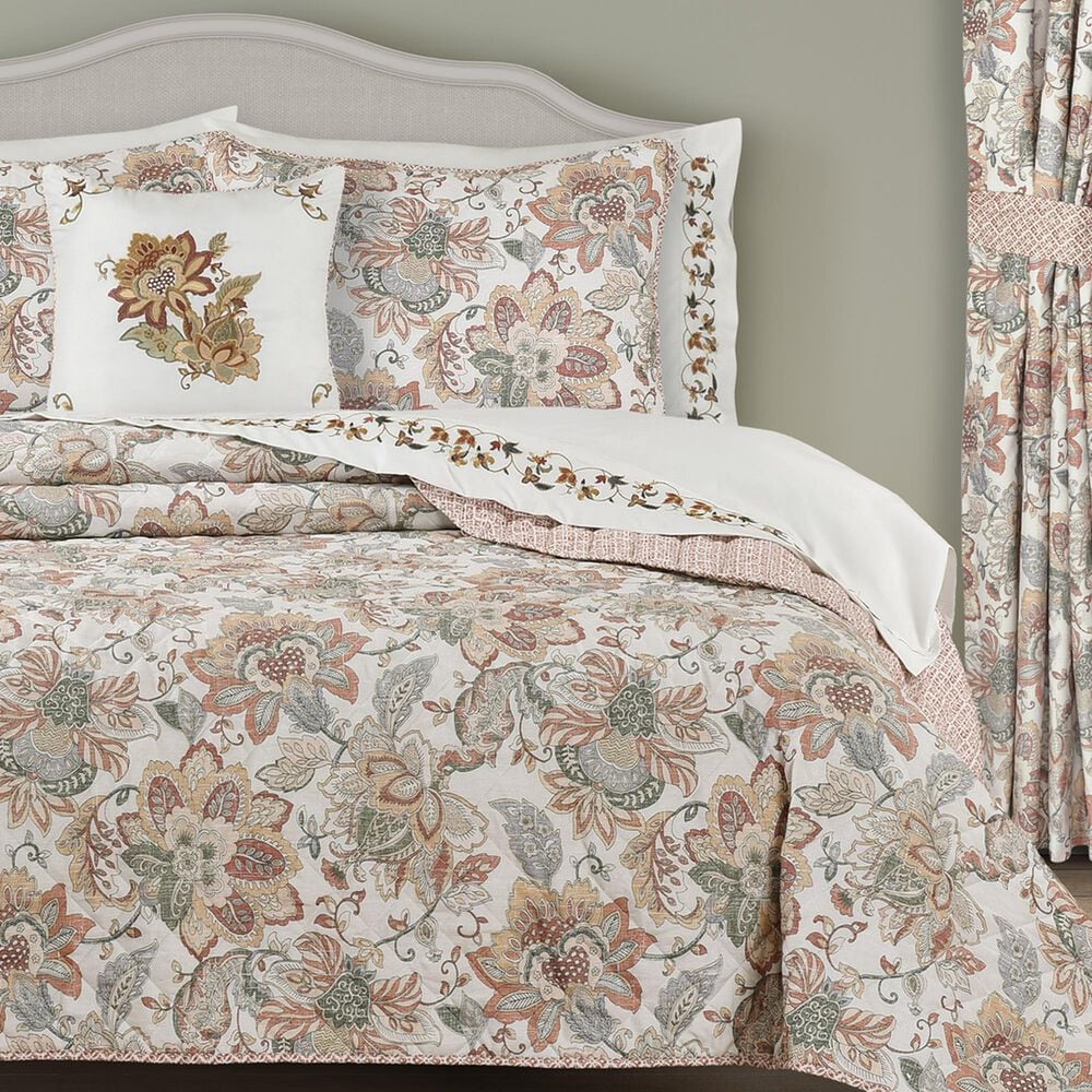 J. Queen New York Janessa 3-Piece Full/Queen Quilt Set in Spice, , large