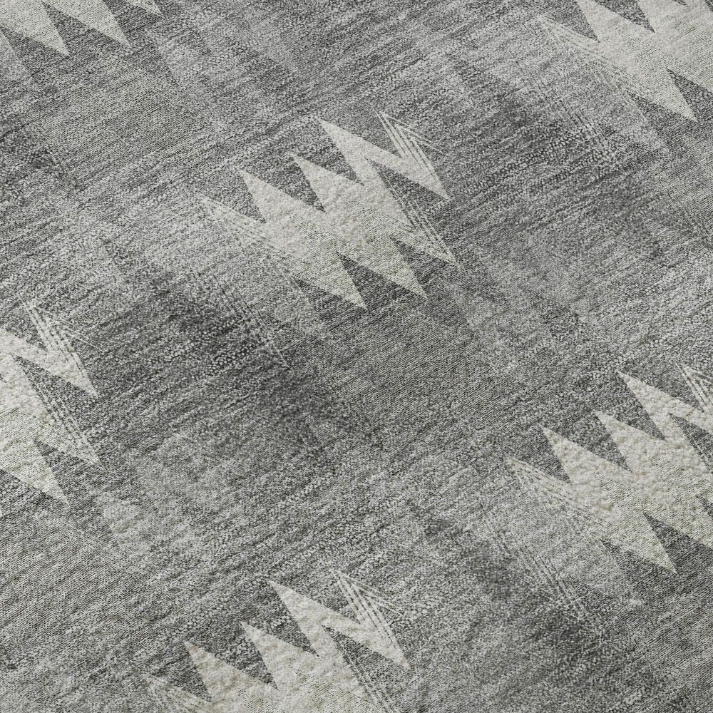 Dalyn Rug Company Soft Essentials Chevron Gray 1'8" x 2'6" Area Rug, , large