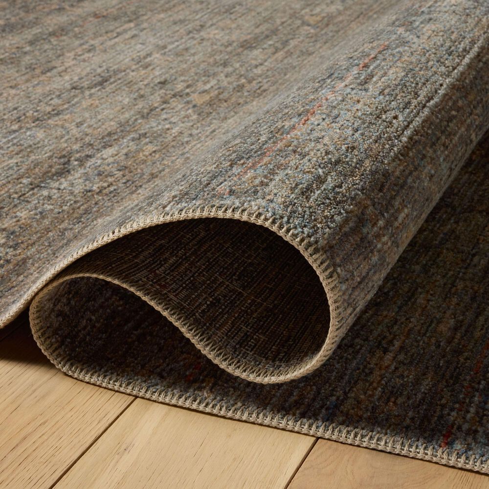 Amber Lewis x Loloi Molly Lagoon and Natural 2&#39;3&quot; x 3&#39;10&quot; Area Rug, , large