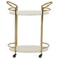 Ashley Tarica Bar Cart in Cream and Gold, , large