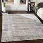 Surya Presidential PDT-2308 7"9" x 10"3" Gray, Charcoal and Blue Area Rug, , large
