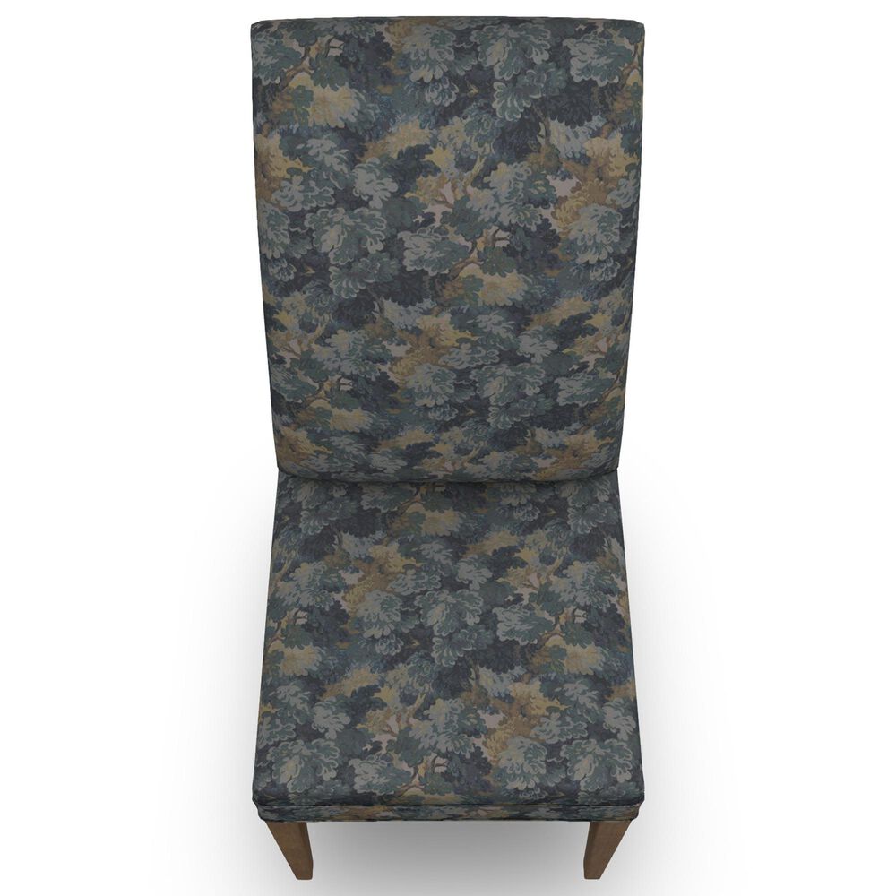 Best Home Furnishings Odell Side Chair with Forest Cushion in Dark Walnut, , large