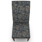 Best Home Furnishings Odell Side Chair with Forest Cushion in Dark Walnut, , large