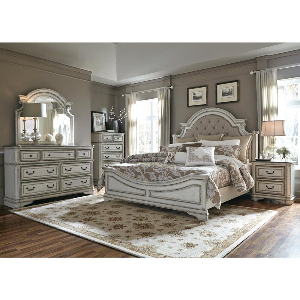 Belle Furnishings Magnolia Manor Dresser in Antique White, , large