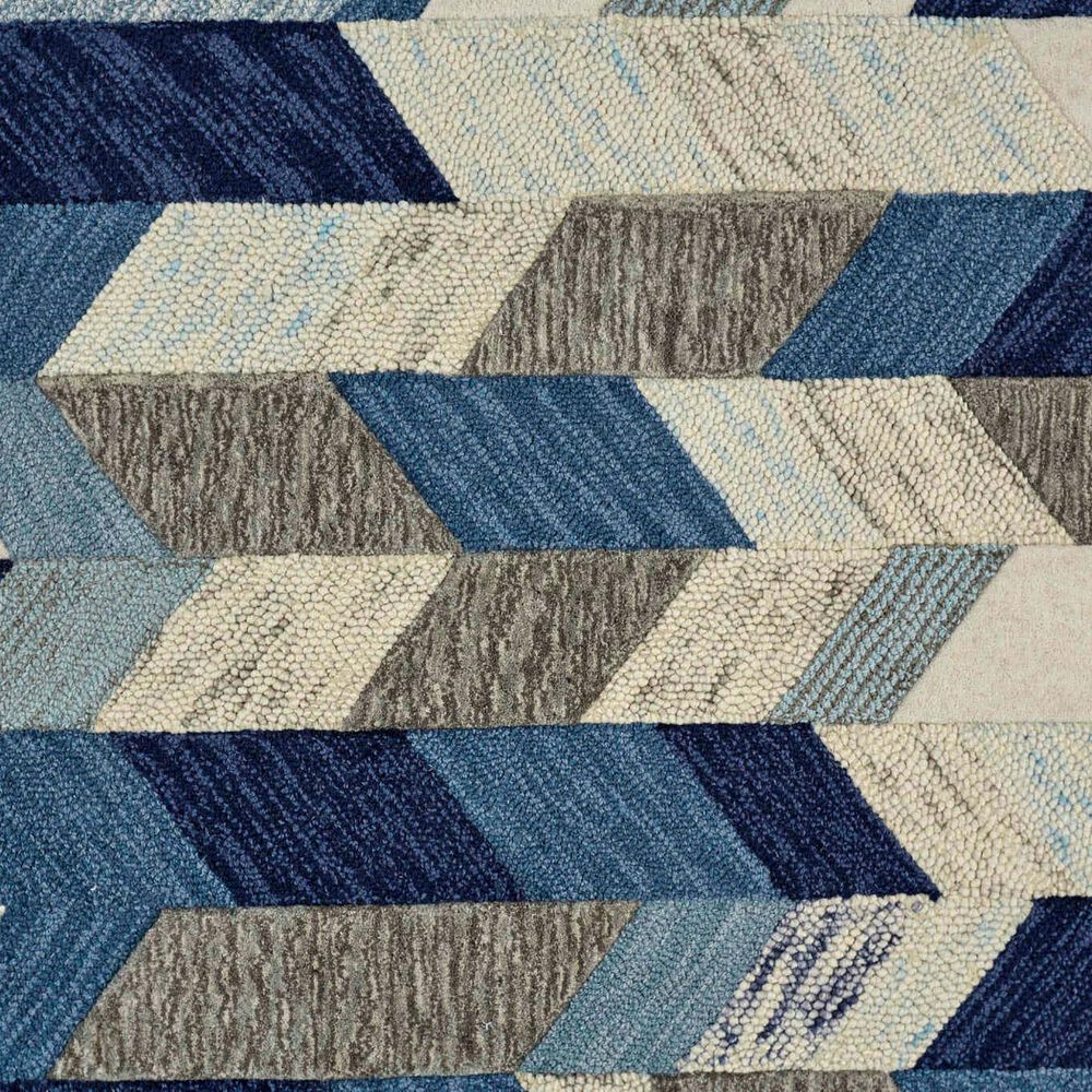 Feizy Arazad 2&#39; x 3&#39; Blue and Ivory Area Rug, , large