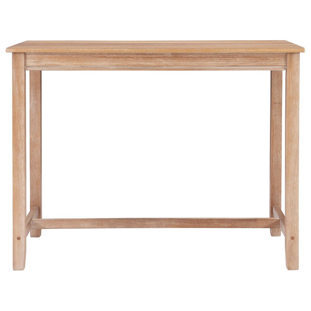 Linon Home Decor Claridge Counter Height Pub Table in Distressed Natural - Table Only, , large