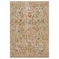 Surya Mona Lisa Oriental 7"10" Round Tan, Mustard, Olive, Sage, Brick Red, Dark Blue and Burgundy Area Rug, , large
