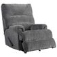 Signature Design by Ashley Man Fort Manual Rocker Recliner in Graphite, , large