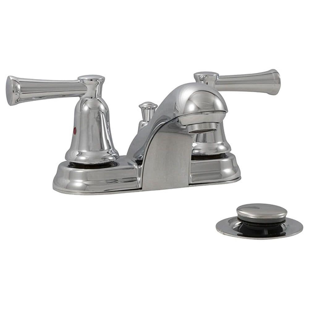MS International 2-Handle Ceramic Disc Bathroom Faucet in Polished Chrome, , large