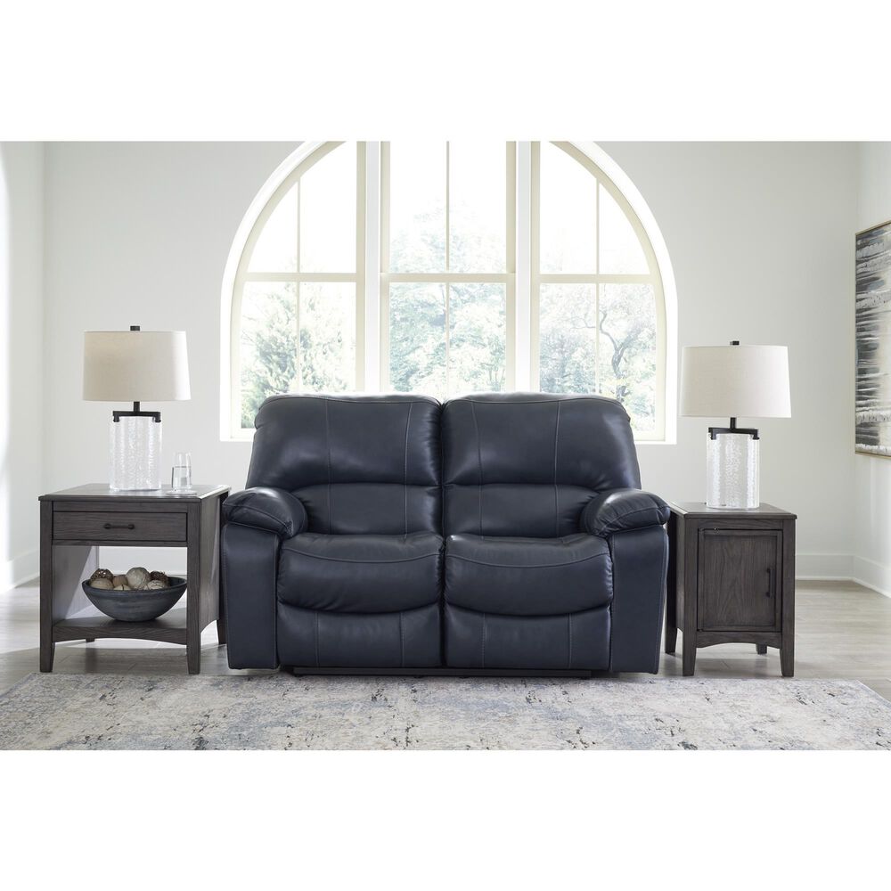 Ashley Leesworth Power Reclining Loveseat in Ocean, , large