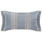 J. Queen New York Lorenzo 12" x 20" Lumbar Pillow in Blue, , large