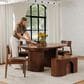 Transformer Table Round Dining Bench in Royal Walnut, , large