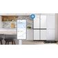 Samsung 22.8 Cu. Ft. Counter Depth 4-Door French Door Refrigerator in White Glass, , large