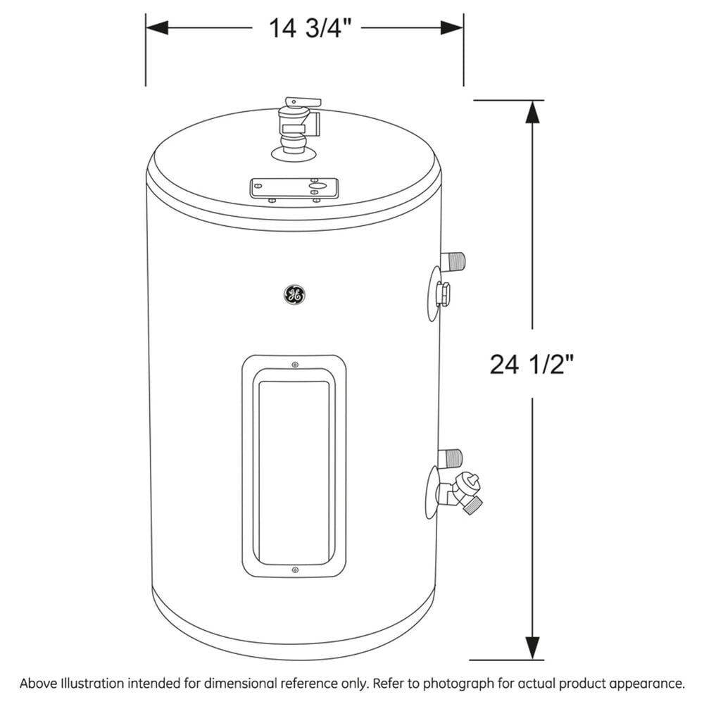 GE Appliances 10-Gallon Electric Point of Use Water Heater in Gray, , large