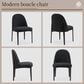 Morden Fort Boucle Side Chair in Black (Set of 4), , large