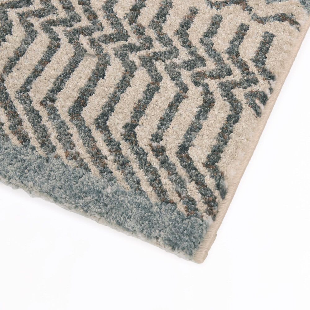 Balta Rugs Resist Barreau Blue 5'3" x 7' Area Rug, , large