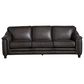 Hydeline Billingham Leather Stationary Sofa in Ash, , large