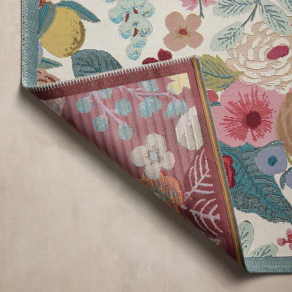 Rifle Paper Co Perennial Garden Party 2&#39;5&quot; x 3&#39;11&quot; Rose and Multicolor Area Rug, , large