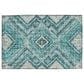 Dalyn Rug Company Portico PO5 Teal 1"8" x 2"6" Area Rug, , large