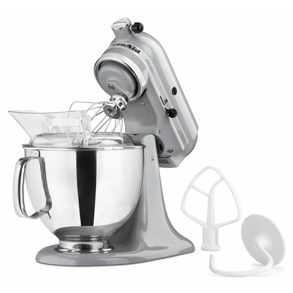 KitchenAid 5 Quart Artisan Stand Mixer in Silver, , large