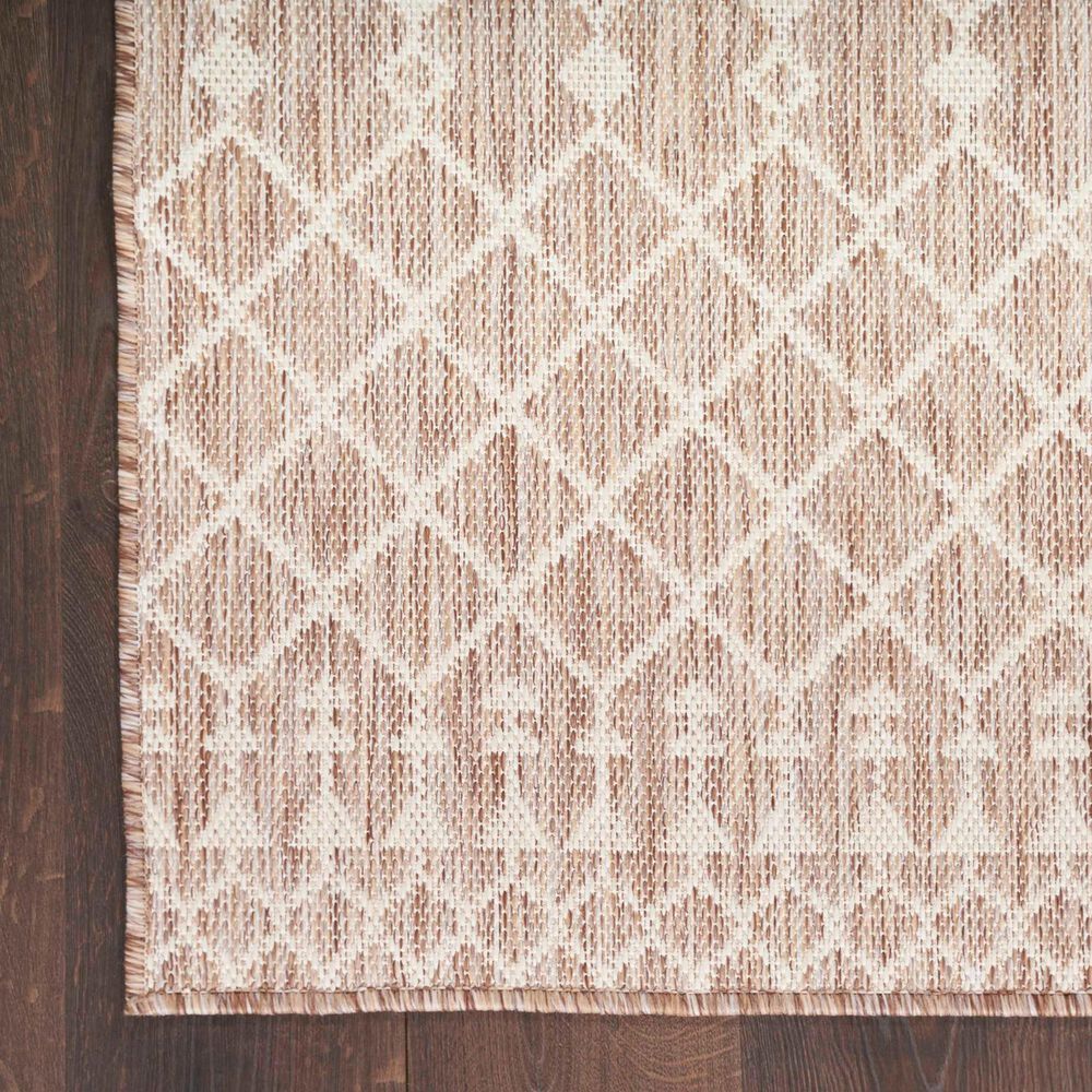 Nourison Positano Southwestern Beige 5&#39; x 7&#39; Indoor/Outdoor Area Rug, , large