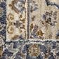 Amer Rugs Jordan 2"7" x 10" Ivory and Charcoal Runner, , large