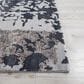 Nourison Silk Shadows 7"9" x 9"9" Silver and Grey Area Rug, , large