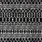 Safavieh Tulum TUL270 2" x 5" Black and Ivory Runner, , large