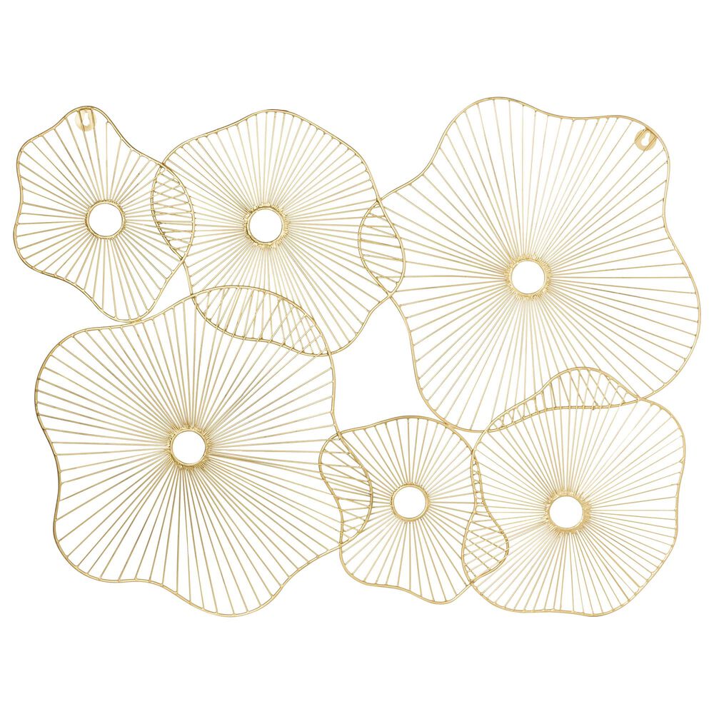 Tov Furniture Amoeba Wall Art in Gold, , large