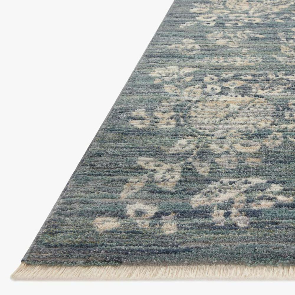 Rifle Paper Co Crafted by Cloth and Company Provence 2&#39;6&quot; x 8&#39; Therese Indigo Runner, , large