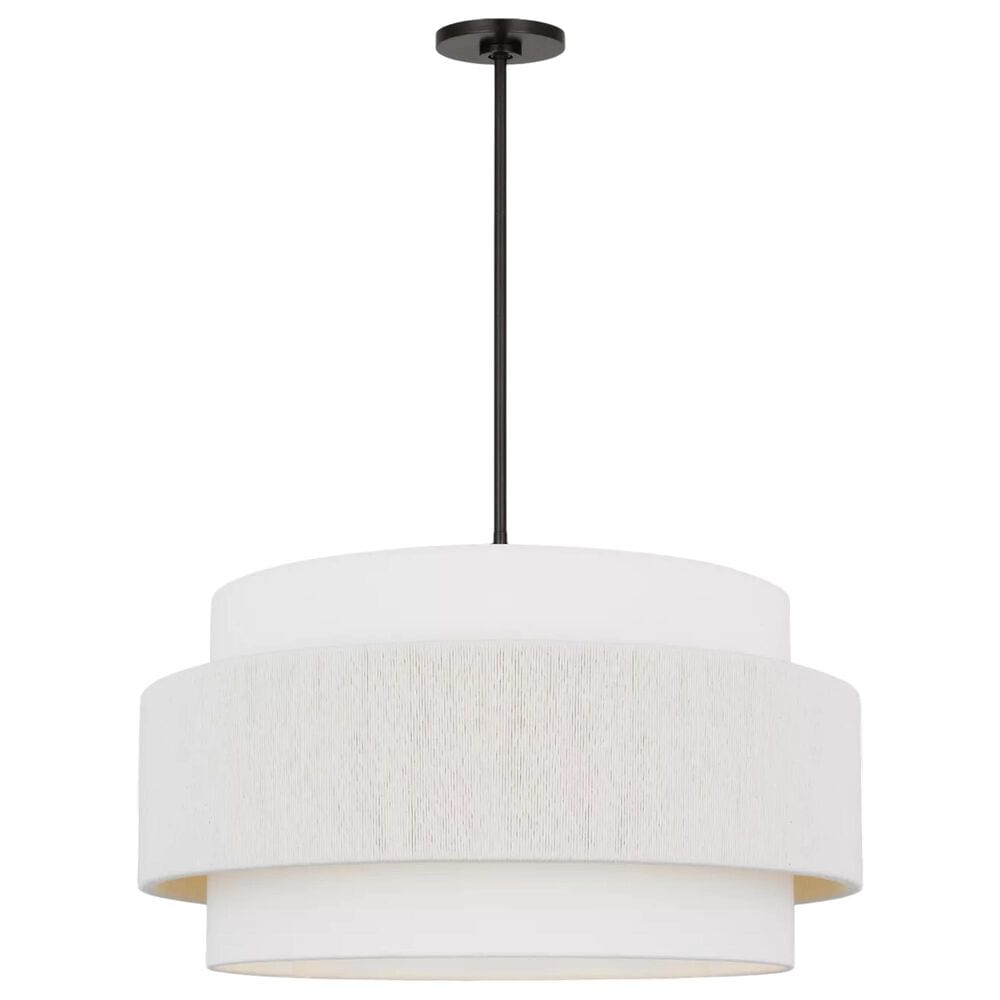 Visual Comfort Studio Belaro 4-Light Chandelier in Aged Iron, , large