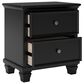 Ashley Lanolee 2-Drawer Nightstand in Black, , large