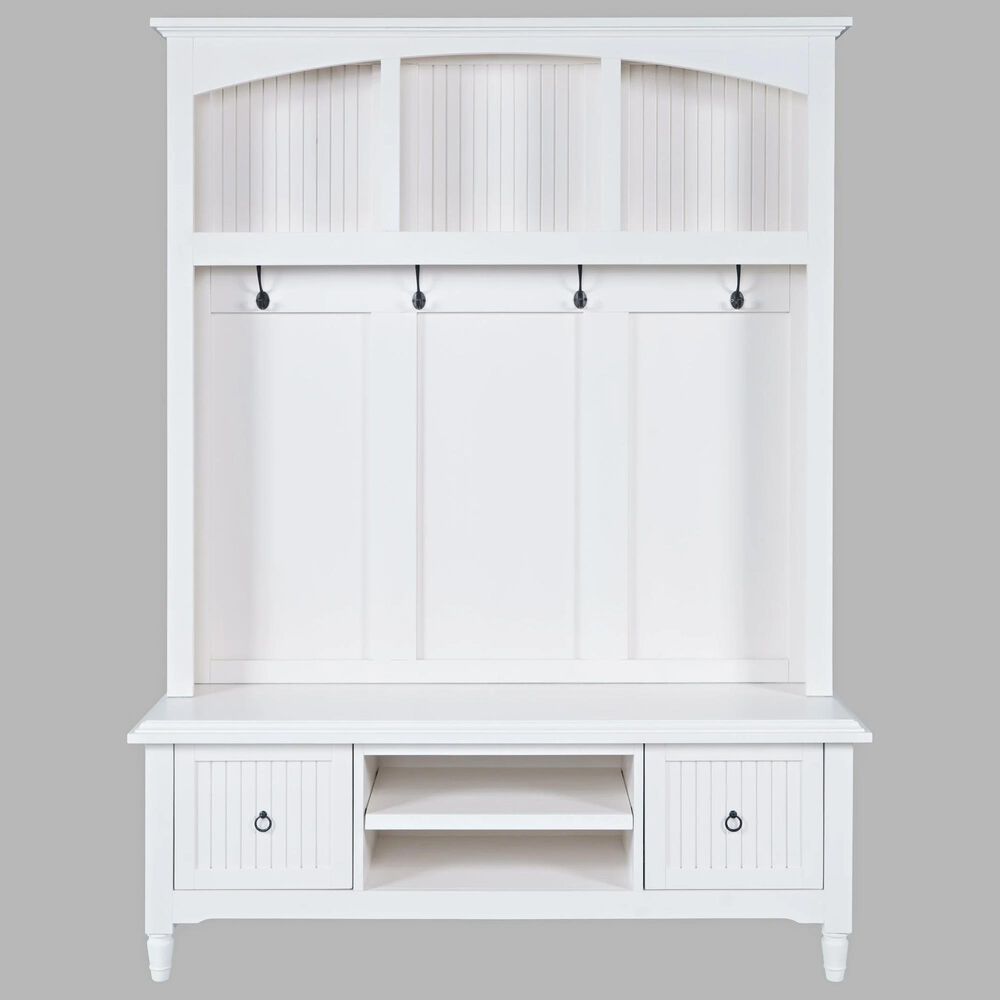 Waltham Westport Hall Tree in White, , large