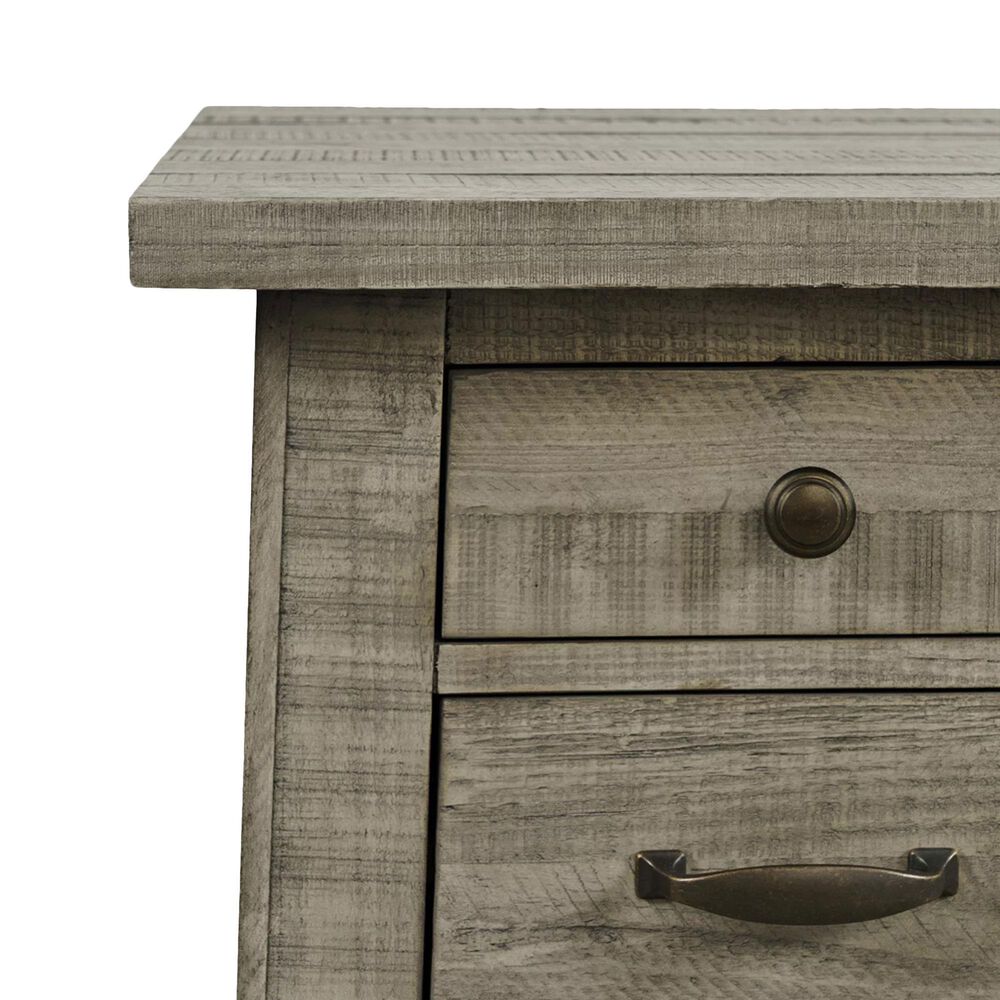 Waltham Telluride Chairside Table in Driftwood, , large
