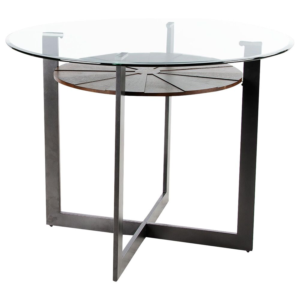 Steve Silver Owen 48" Counter Height Table in Carmel/Silver, , large