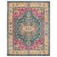 Safavieh Madison MAD202M 10" x 14" Blue Area Rug, , large