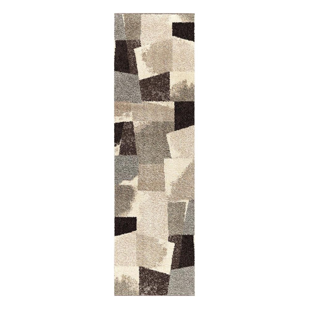 Orian Wild Weave Rampart 1649 2'3" x 8' Slate Runner, , large