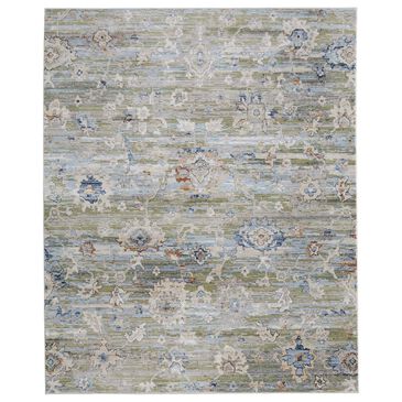 Feizy Melrose 9" x 12"8" Green and Ivory Area Rug, , large