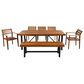 Hearth and Haven 7-Piece Outdoor Dining Set in Nature, , large