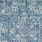 Surya Harput HAP-1023 2" x 3" Teal, Dark Blue and Beige Scatter Rug, , large