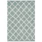 Safavieh Dallas Shag SGD258C-4 4" x 6" Seafoam/Ivory Area Rug, , large