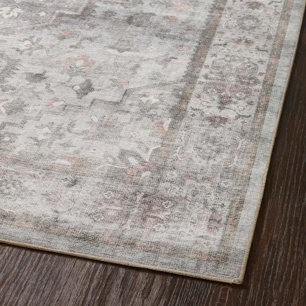 Loloi II Heidi 2&#39; x 5&#39; Dove and Blush Area Rug, , large