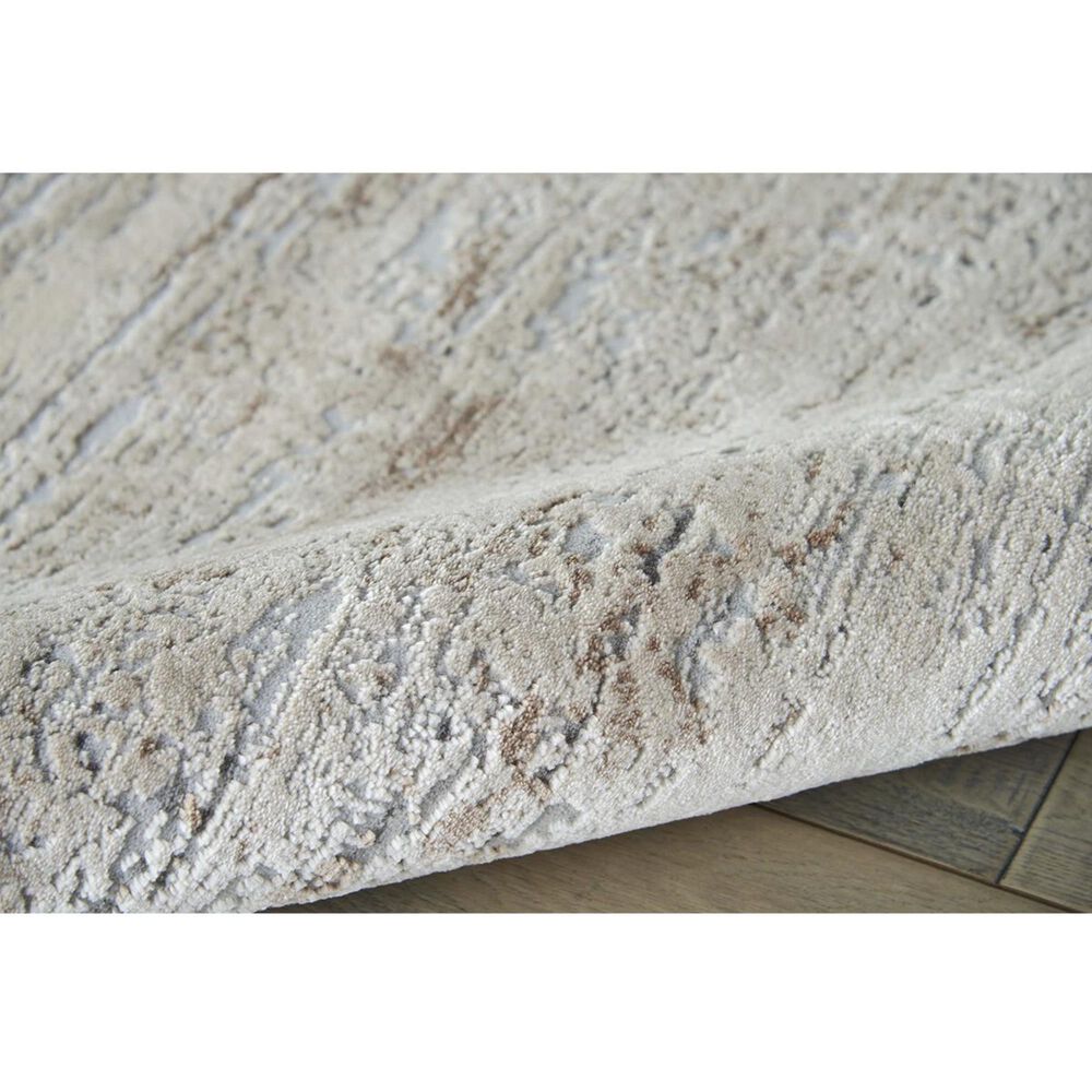 Nourison Rustic Textures RUS03 2&#39;2&quot; x 7&#39;6&quot; Beige Runner, , large