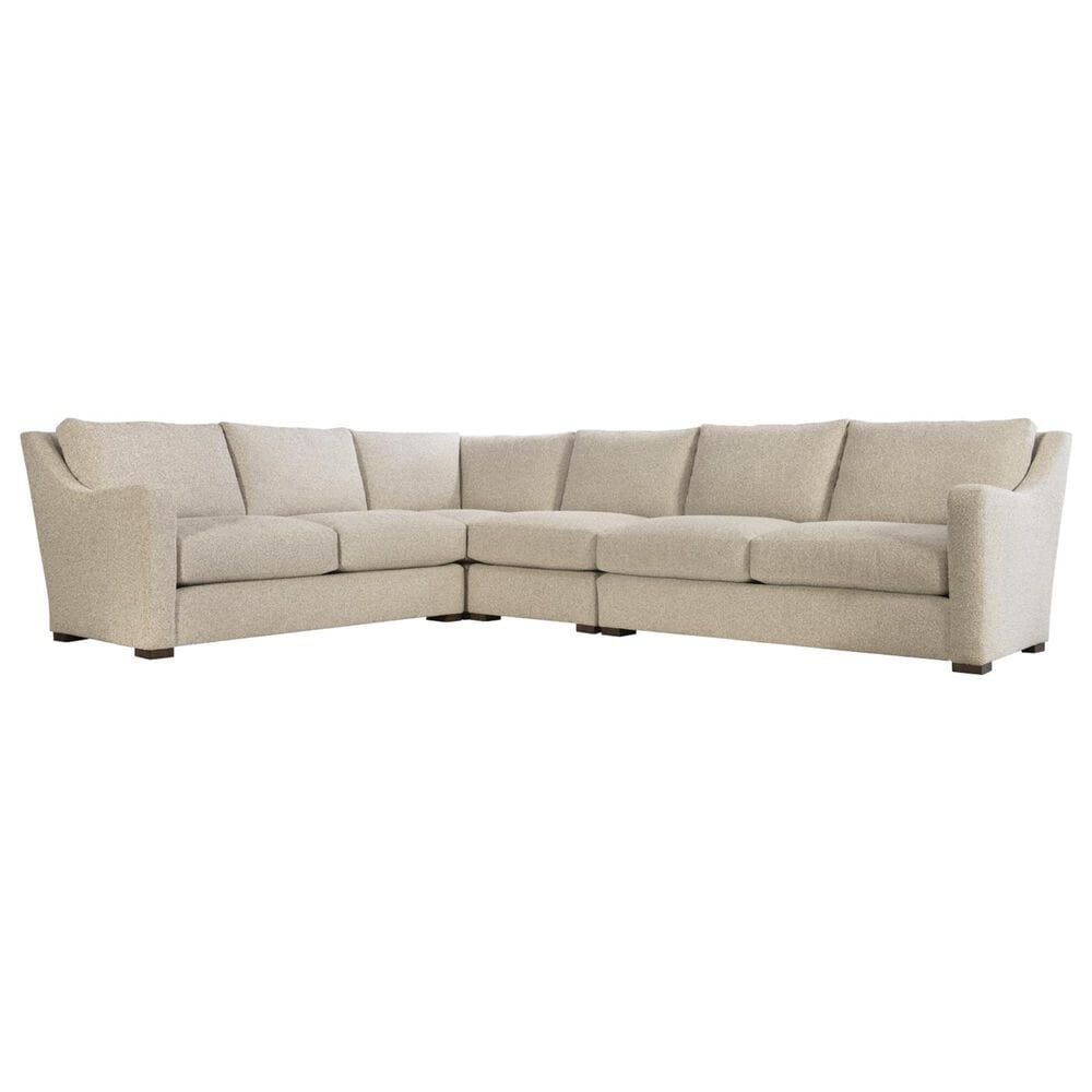 Bernhardt Ventura 4-Piece Stationary Reversible Sectional in Marble, , large