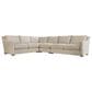 Bernhardt Ventura 4-Piece Stationary Reversible Sectional in Marble, , large