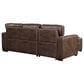 Global Furniture USA Reversible Pull-Out Sofa Bed with Chaise in Coffee, , large