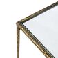 Furniture of America Lalia Coffee Table with Tempered Glass Top and Bullnose Edge in Matte Gold, , large