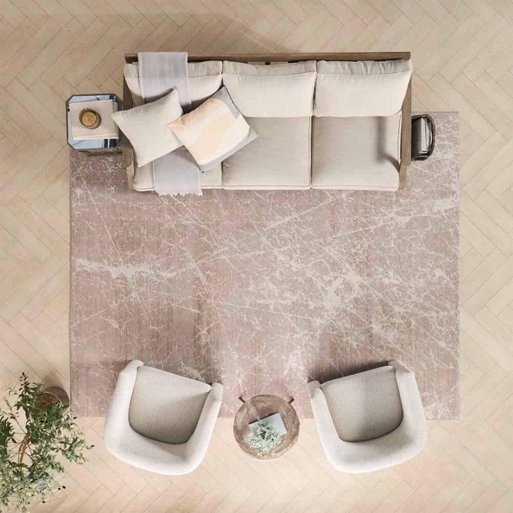 Nourison Exhale 7&#39;10&quot; x 9&#39;10&quot; Mocha and Ivory Area Rug, , large