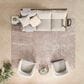 Nourison Exhale 7"10" x 9"10" Mocha and Ivory Area Rug, , large