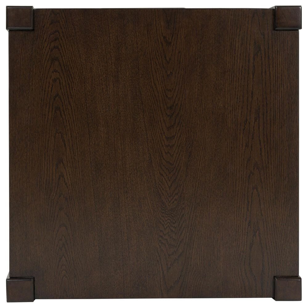 Ashley Breckington Square End Table in Dark Brown, , large